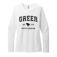 Greer South Carolina Sc Vintage Established Athletic Sports Design Womens CVC Long Sleeve Shirt