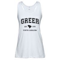 Greer South Carolina Sc Vintage Established Athletic Sports Design Ladies Essential Flowy Tank