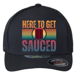 getting sauced cranberry getting sauced Flexfit Unipanel Trucker Cap