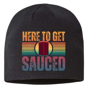 getting sauced cranberry getting sauced Sustainable Beanie