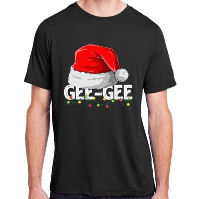 Geegee Santa Christmas Family Matching Pajamas Mama Xmas Great Gift Adult ChromaSoft Performance T-Shirt