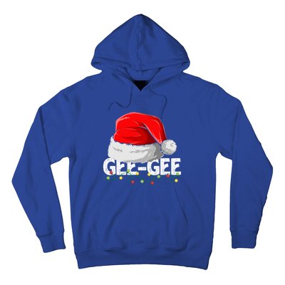 Geegee Santa Christmas Family Matching Pajamas Mama Xmas Great Gift Hoodie