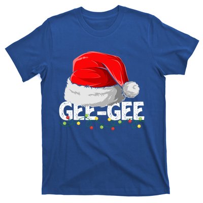 Geegee Santa Christmas Family Matching Pajamas Mama Xmas Great Gift T-Shirt