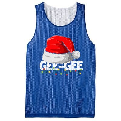 Geegee Santa Christmas Family Matching Pajamas Mama Xmas Great Gift Mesh Reversible Basketball Jersey Tank