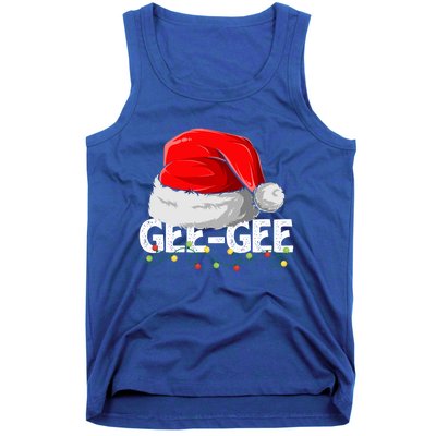 Geegee Santa Christmas Family Matching Pajamas Mama Xmas Great Gift Tank Top