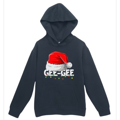 Geegee Santa Christmas Family Matching Pajamas Mama Xmas Great Gift Urban Pullover Hoodie