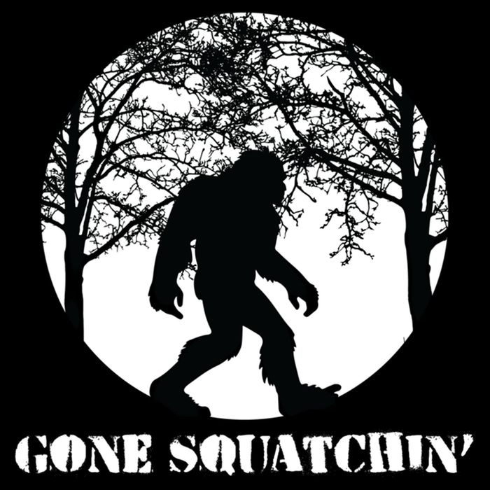 Gone Squatchin Cryptid Sasquatch Bigfoot Hunter Great Gift Drawstring Bag