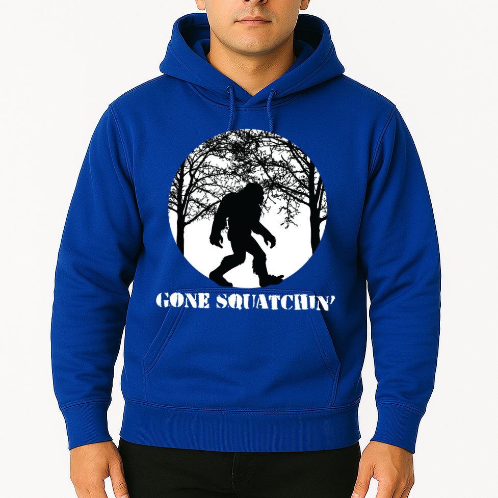 Gone Squatchin Cryptid Sasquatch Bigfoot Hunter Great Gift Hoodie