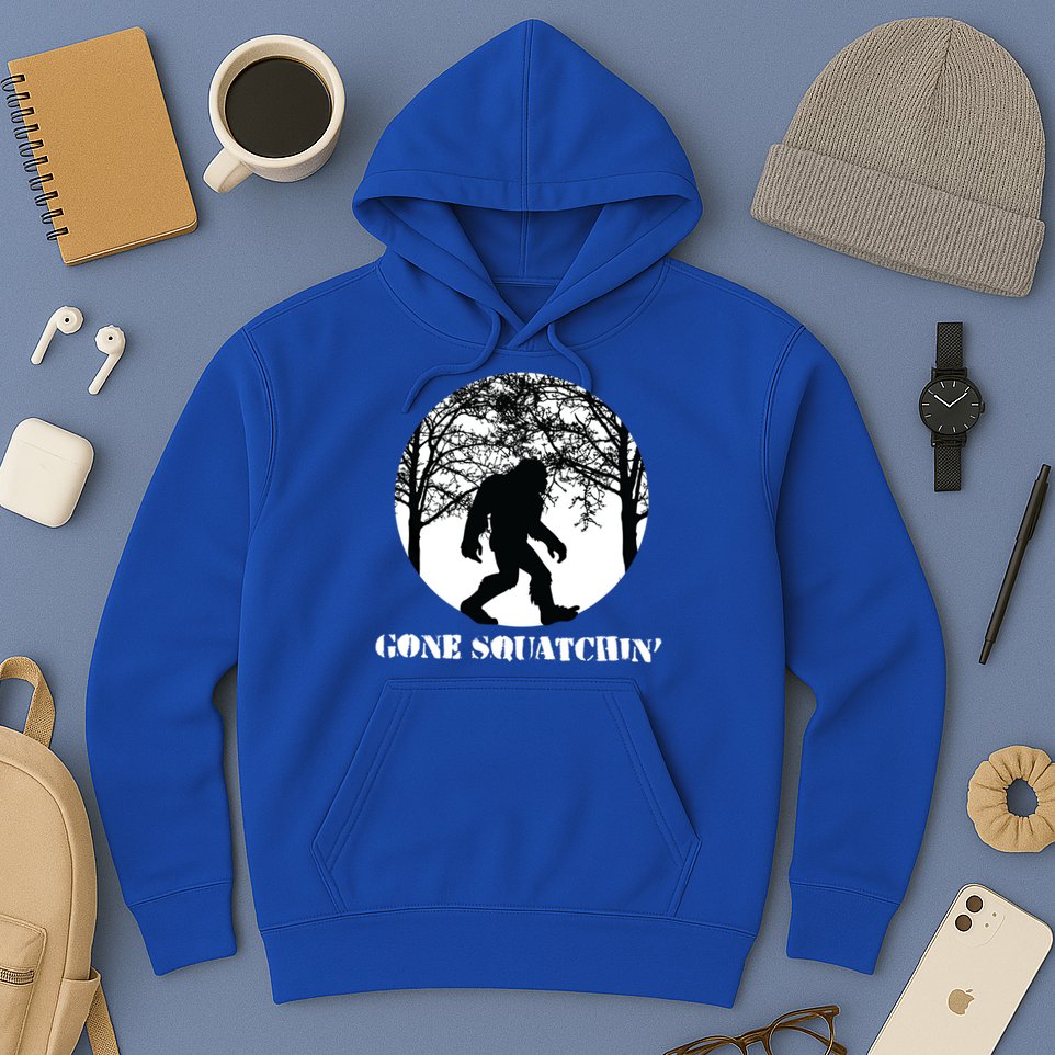 Gone Squatchin Cryptid Sasquatch Bigfoot Hunter Great Gift Hoodie