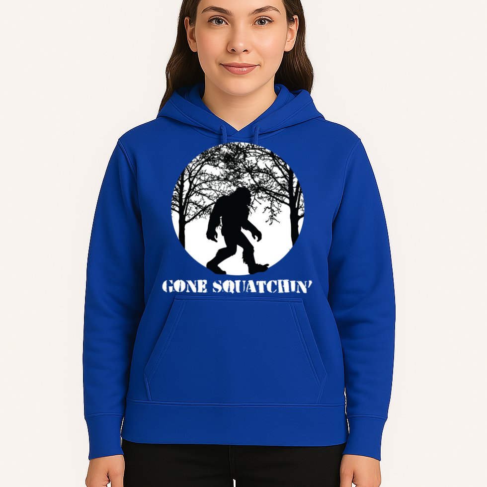 Gone Squatchin Cryptid Sasquatch Bigfoot Hunter Great Gift Hoodie