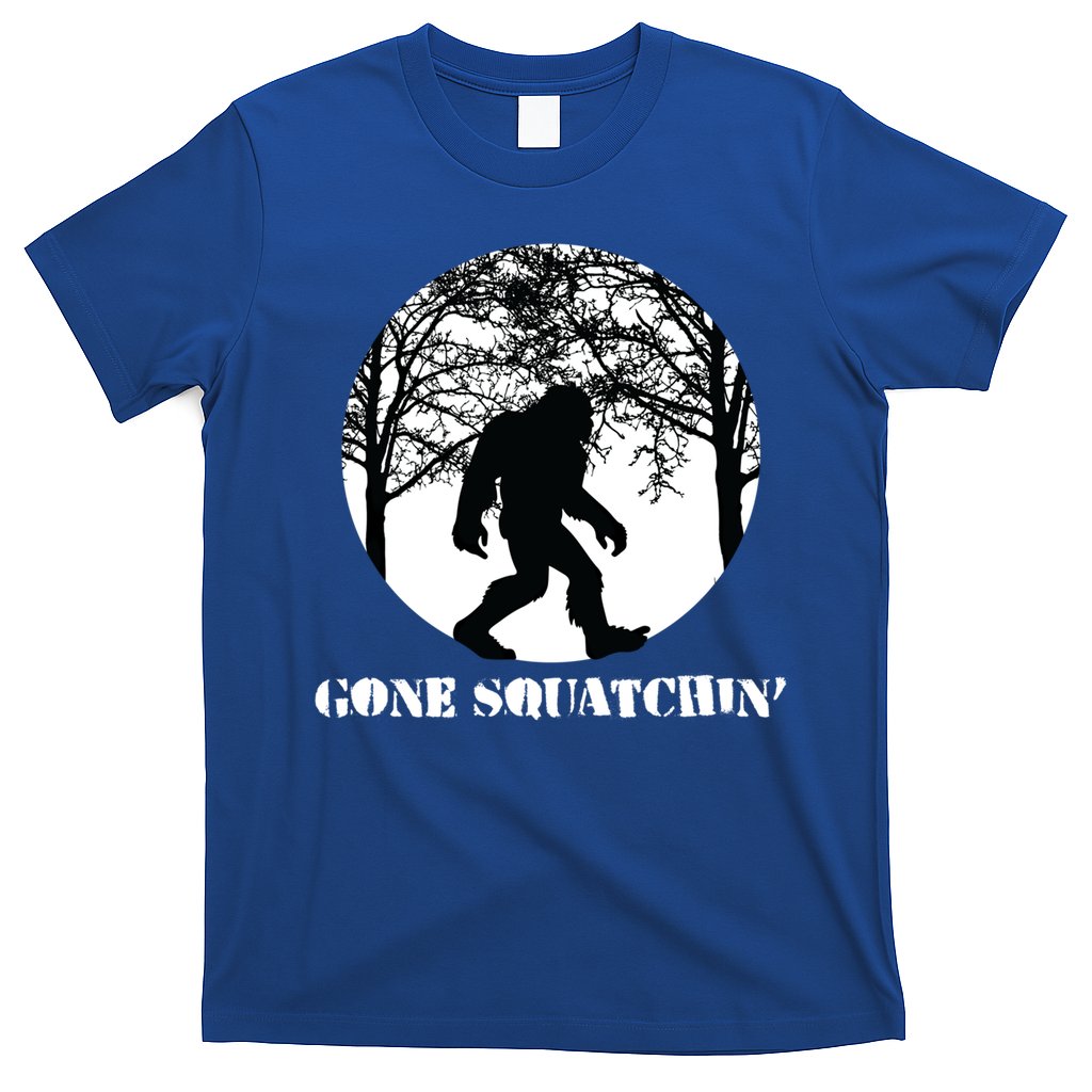 Gone Squatchin Cryptid Sasquatch Bigfoot Hunter Great Gift T-Shirt
