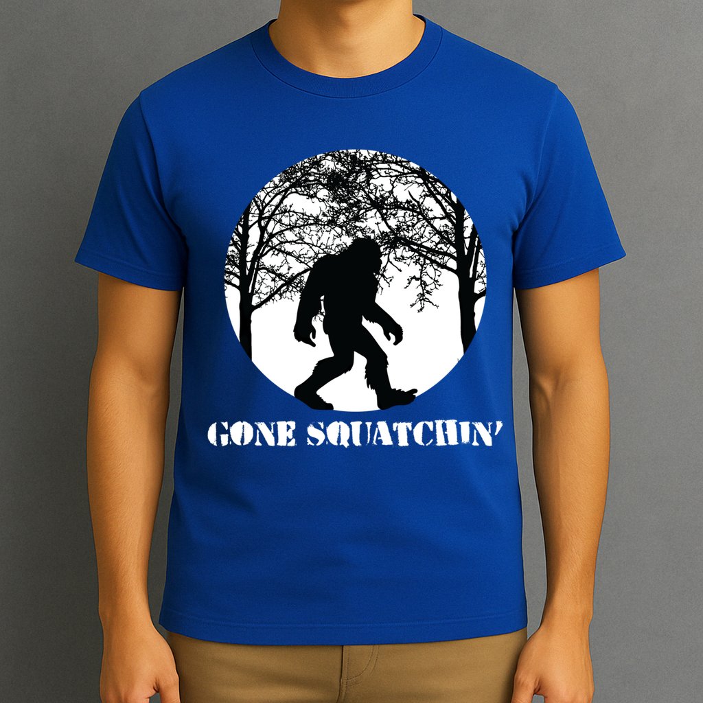Gone Squatchin Cryptid Sasquatch Bigfoot Hunter Great Gift T-Shirt