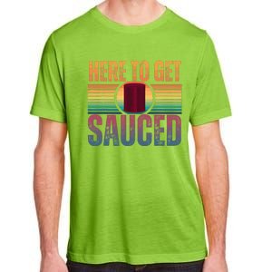 getting sauced cranberry getting sauced cranberry jelly  Adult ChromaSoft Performance T-Shirt