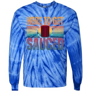 getting sauced cranberry getting sauced cranberry jelly  Tie-Dye Long Sleeve Shirt