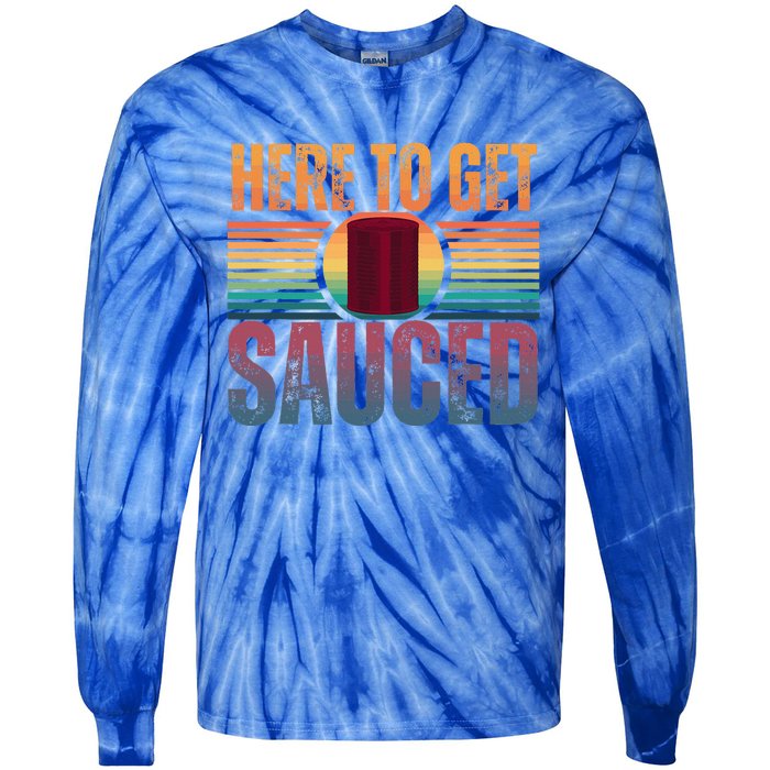 getting sauced cranberry getting sauced cranberry jelly  Tie-Dye Long Sleeve Shirt