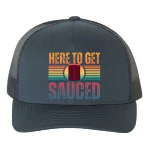 getting sauced cranberry getting sauced cranberry jelly  Yupoong Adult 5-Panel Trucker Hat