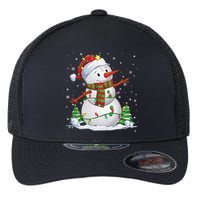 Golf Snowman Christmas Pajama Sport Ball Funny Golf Club Flexfit Unipanel Trucker Cap