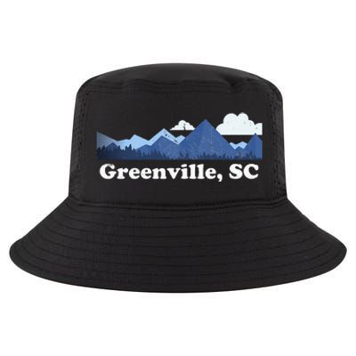 Greenville South Carolina Blue Ridge Mountains Cool Comfort Performance Bucket Hat