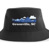 Greenville South Carolina Blue Ridge Mountains Sustainable Bucket Hat