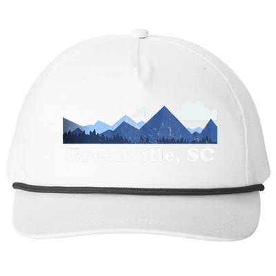 Greenville South Carolina Blue Ridge Mountains Snapback Five-Panel Rope Hat