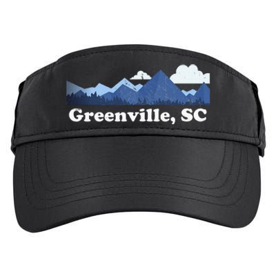 Greenville South Carolina Blue Ridge Mountains Adult Drive Performance Visor