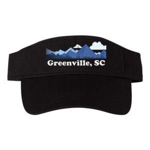 Greenville South Carolina Blue Ridge Mountains Valucap Bio-Washed Visor