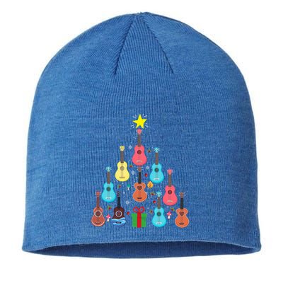 Guitars Snowball Christmas Tree Merry Xmas Boys Gift Sustainable Beanie