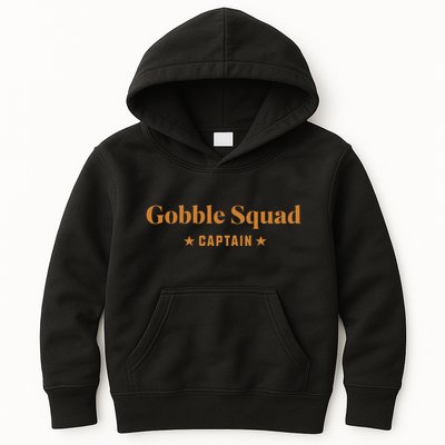 Gobble Squad Captain Gobble Gobble Gobble Kids Hoodie