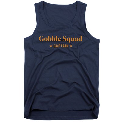 Gobble Squad Captain Gobble Gobble Gobble Tank Top