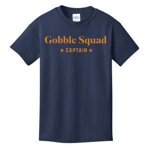 Gobble Squad Captain Gobble Gobble Gobble Kids T-Shirt