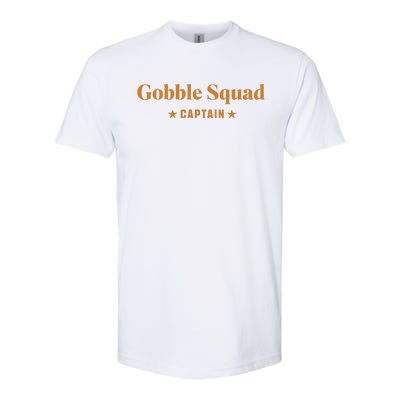 Gobble Squad Captain Gobble Gobble Gobble Softstyle CVC T-Shirt