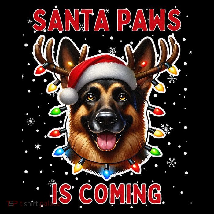 German Shepherd Christmas Ugly Sweater Funny Dog Lover Xmas 16 in Basic Backpack