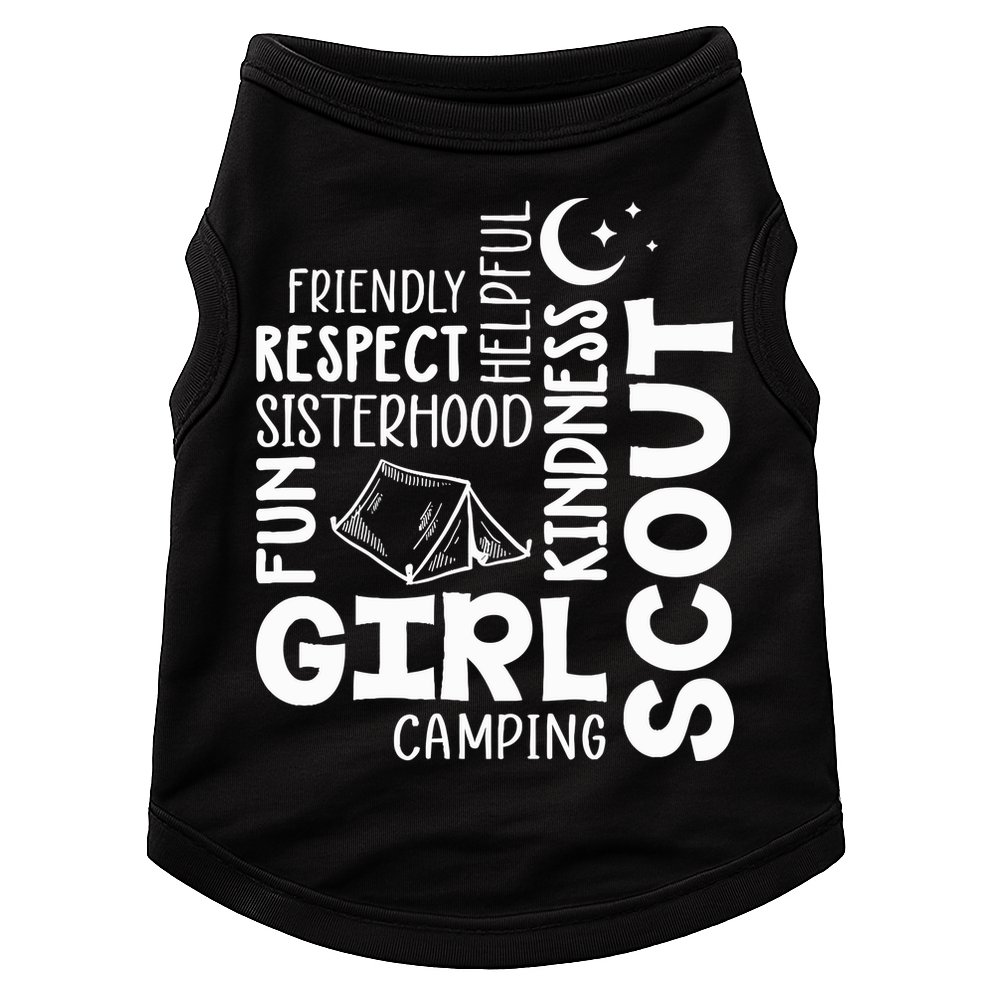 Girl Scout Camping Adventure Scout Troop Cookie Dealer Doggie Tank