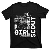 Girl Scout Camping Adventure Scout Troop Cookie Dealer T-Shirt