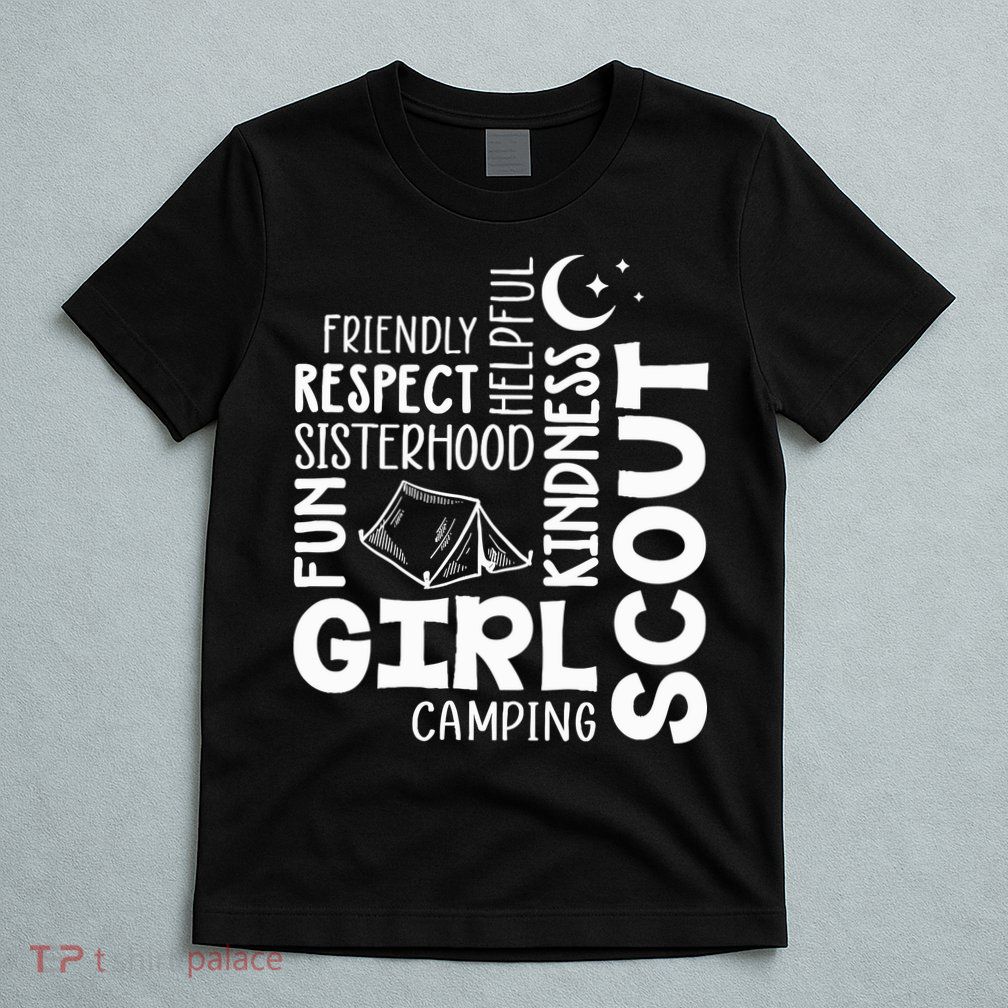 Girl Scout Camping Adventure Scout Troop Cookie Dealer T-Shirt