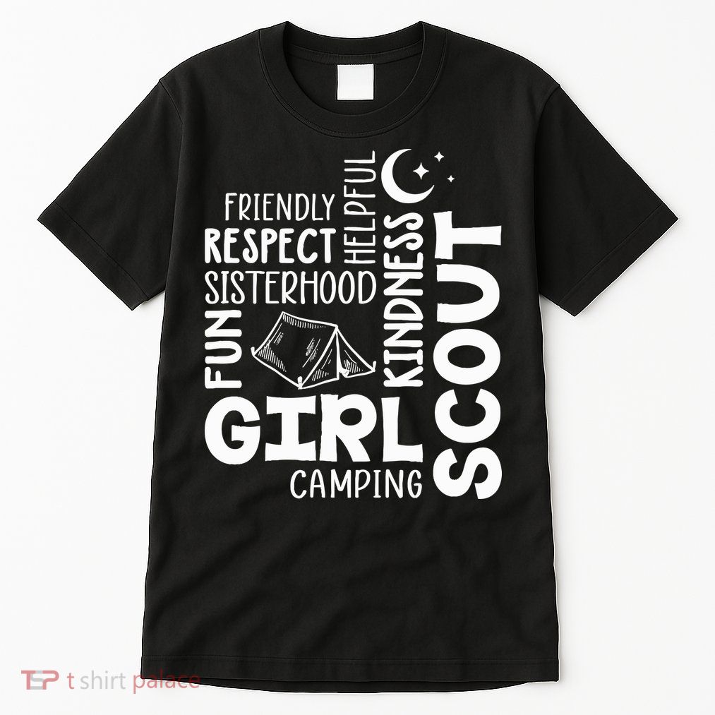 Girl Scout Camping Adventure Scout Troop Cookie Dealer Tall T-Shirt