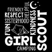 Girl Scout Camping Adventure Scout Troop Cookie Dealer Flatbill Hat