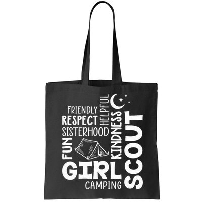 Girl Scout Camping Adventure Scout Troop Cookie Dealer Bag