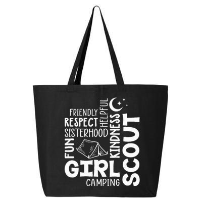 Girl Scout Camping Adventure Scout Troop Cookie Dealer 25L Jumbo Tote