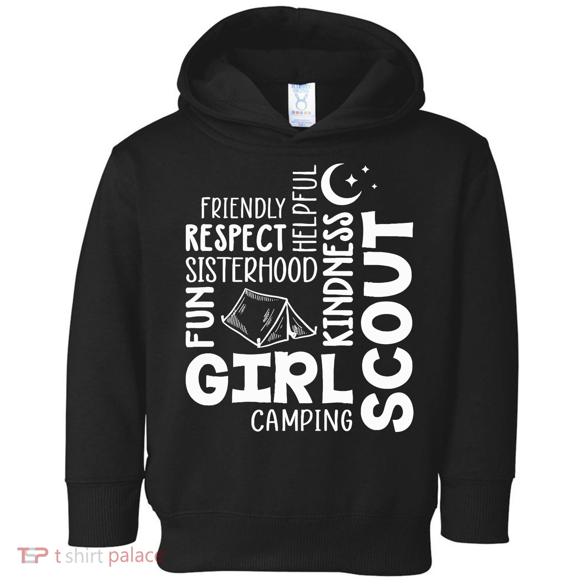 Girl Scout Camping Adventure Scout Troop Cookie Dealer Toddler Hoodie