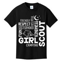 Girl Scout Camping Adventure Scout Troop Cookie Dealer Kids T-Shirt