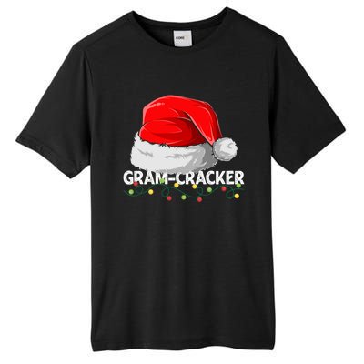 Gramcracker Santa Christmas Family Matching Pajamas Mama Gift Tall Fusion ChromaSoft Performance T-Shirt