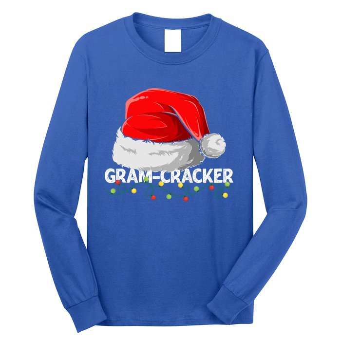 Gramcracker Santa Christmas Family Matching Pajamas Mama Gift Long Sleeve Shirt