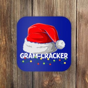 Gramcracker Santa Christmas Family Matching Pajamas Mama Gift Coaster