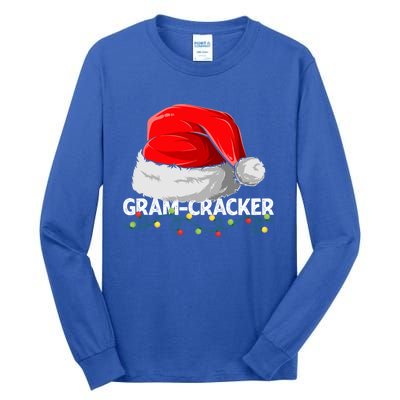 Gramcracker Santa Christmas Family Matching Pajamas Mama Gift Tall Long Sleeve T-Shirt