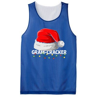 Gramcracker Santa Christmas Family Matching Pajamas Mama Gift Mesh Reversible Basketball Jersey Tank