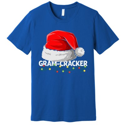 Gramcracker Santa Christmas Family Matching Pajamas Mama Gift Premium T-Shirt