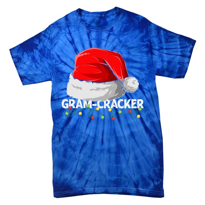 Gramcracker Santa Christmas Family Matching Pajamas Mama Gift Tie-Dye T-Shirt