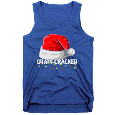 Gramcracker Santa Christmas Family Matching Pajamas Mama Gift Tank Top