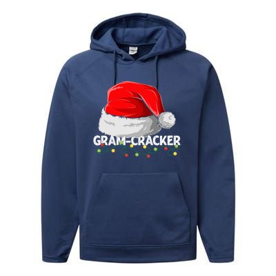 Gramcracker Santa Christmas Family Matching Pajamas Mama Gift Performance Fleece Hoodie